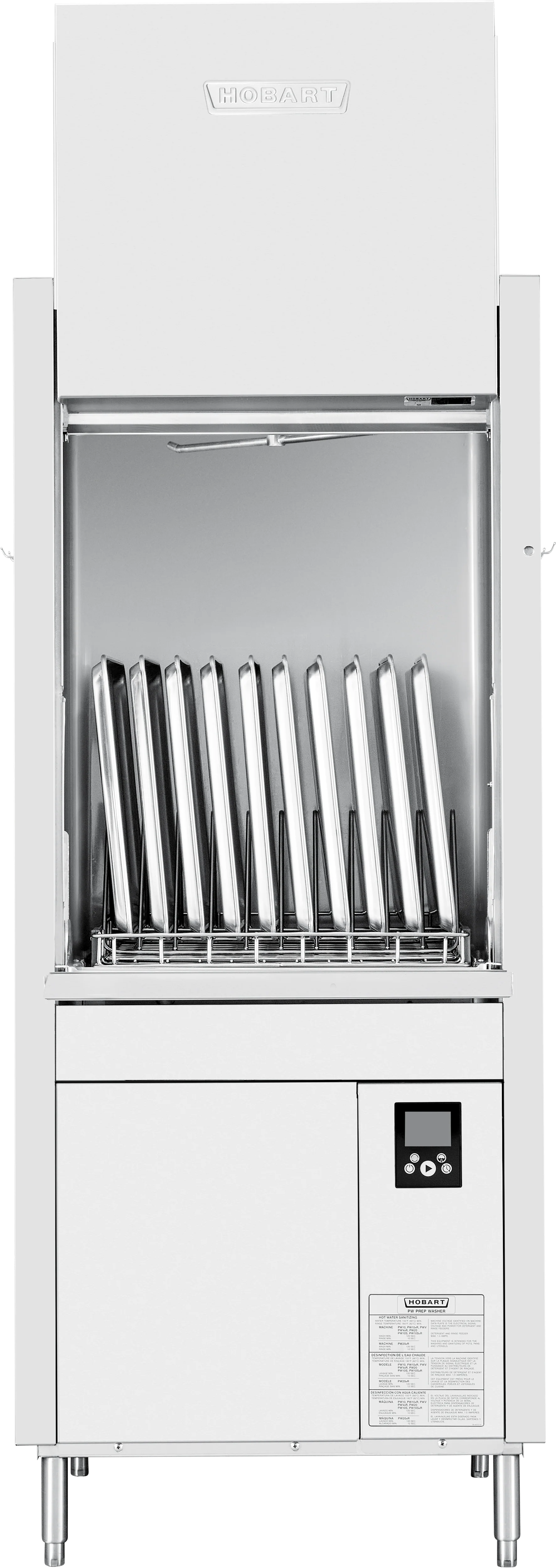 Hobart PW10N-ADV-2 34 Inch Ventless Pot Pan Utensil Washer with Energy Recovery Hobart PW10N-ADV-2 34 Inch Ventless Pot Pan Utensil Washer with Energy Recovery
