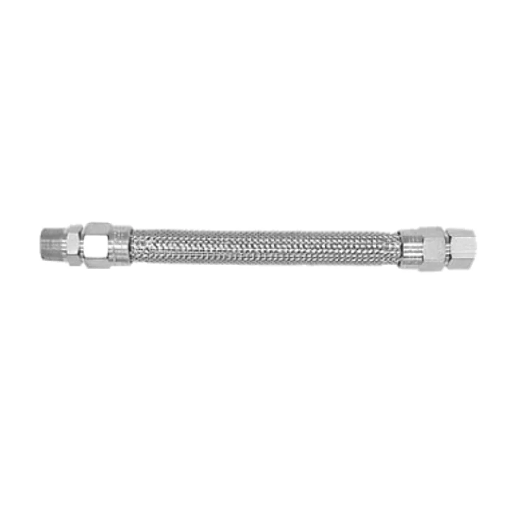Dormont W37B72 3/8 Inch Hose 72 Inch Length Water Connector Brass Fittings Dormont W37B72 3/8 Inch Hose 72 Inch Length Water Connector Brass Fittings