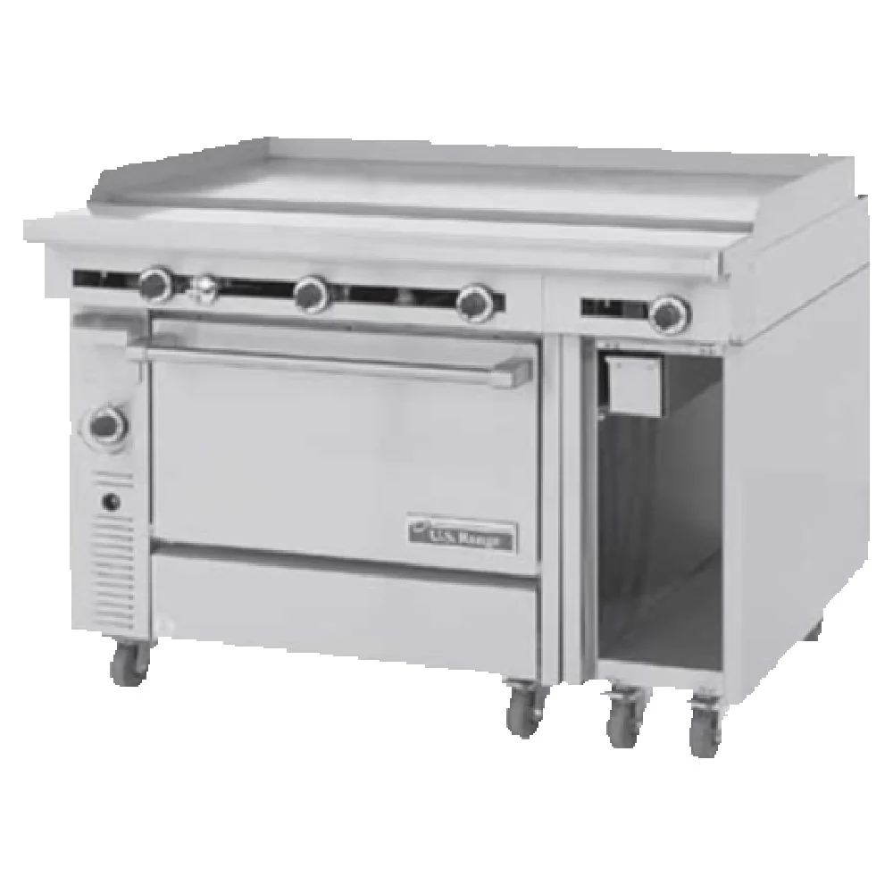 Garland C0836-48-1M_NAT 48 Inch Heavy Duty Range Gas with 1 Inch Griddle 120000 BTU
