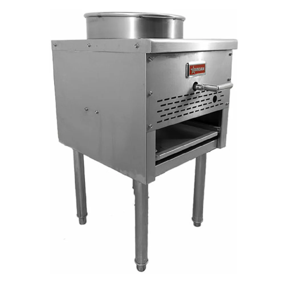 Omcan 47351 17-1/2 Inch Single Bowl Wok Range Gas Jet Burner 95000 BTU Omcan 47351 17-1/2 Inch Single Bowl Wok Range Gas Jet Burner 95000 BTU
