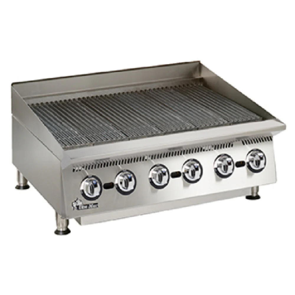 Star 8036CBB_NAT 36 Inch Gas Charbroiler with Lava Rock 120000 BTU Star 8036CBB_NAT 36 Inch Gas Charbroiler with Lava Rock 120000 BTU