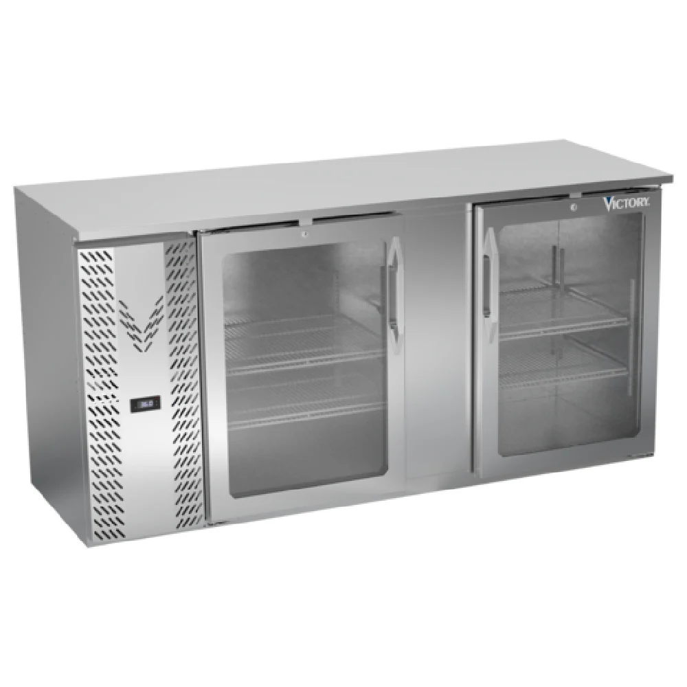 Victory VBBN68HC-G-S Back Bar Refrigerator Two-section 68 Victory VBBN68HC-G-S Back Bar Refrigerator Two-section 68