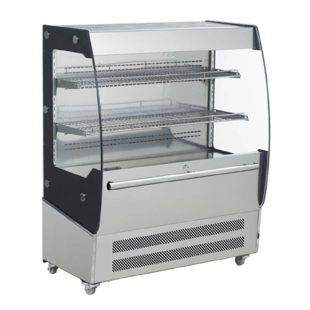Admiral Craft BDVACM-200 36 Inch Air Curtain Merchandiser with 7 cu ft Capacity Stainless Steel