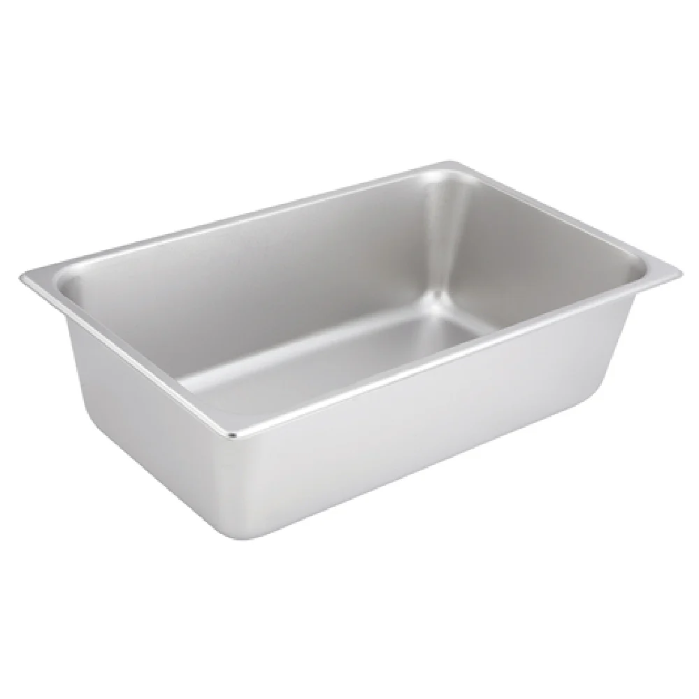 Winco SPF6 20-3/4 Inch Full Size Steam Table Pan 25 Gauge Stainless Steel