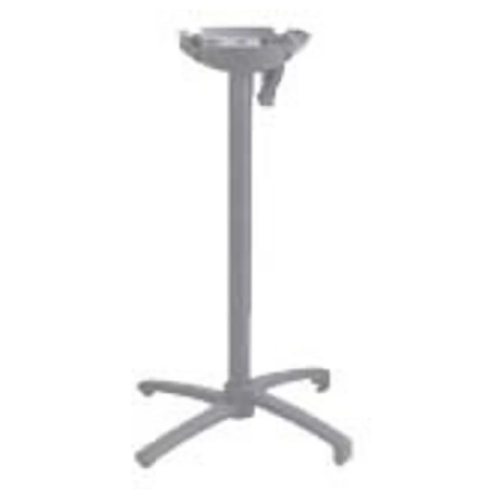 Grosfillex USX1H009 18 Inch Folding Table Base Bar Height Powder Coated Aluminum Silver Gray Grosfillex USX1H009 18 Inch Folding Table Base Bar Height Powder Coated Aluminum Silver Gray