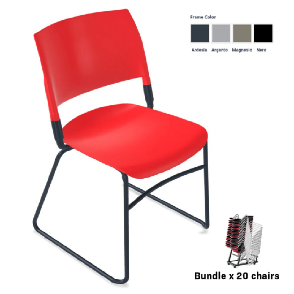 Forbes Industries FGAPKG021###### 20 Inch Chair Armless Non-upholstery Pack of 20