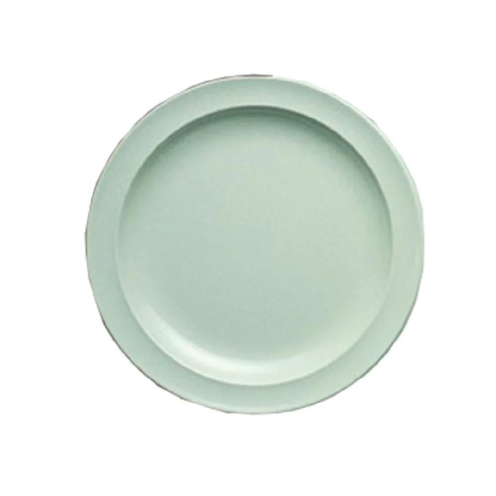 Yanco NS-110G 10-1/4 Inch Round Dishwasher Safe Melamine Plate Green