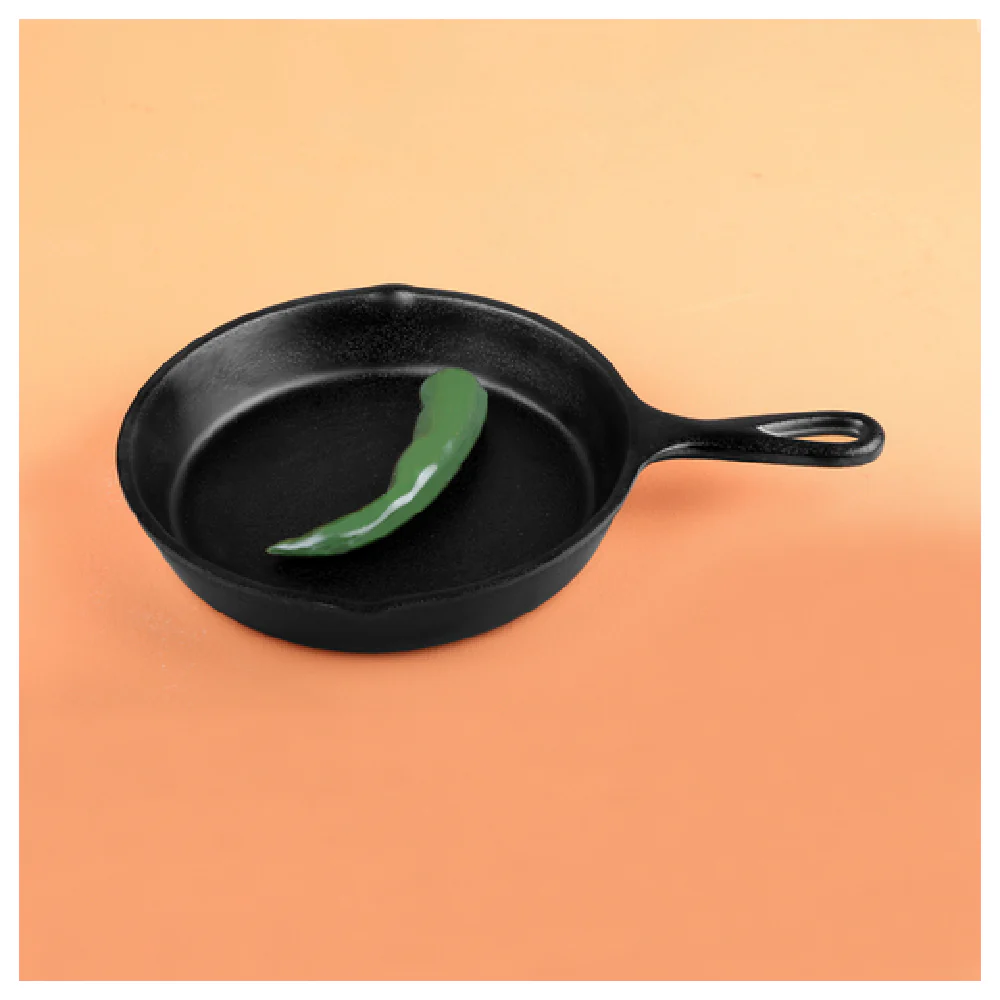 GET Enterprises MFP6-B 6 Inch Melamine Fry Pan Faux Cast Iron Black GET Enterprises MFP6-B 6 Inch Melamine Fry Pan Faux Cast Iron Black