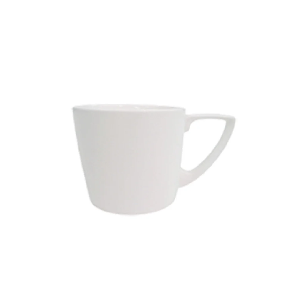 CAC China SHER-35 3-1/2 Oz Porcelain Round Demitasse Cup Bone White