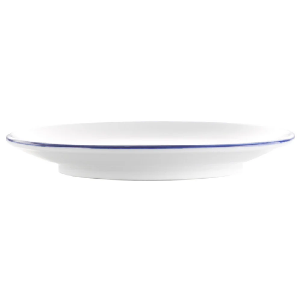 International Tableware TB-5-CB 5-1/2 Inch Round Plate Porcelain European White with Blue International Tableware TB-5-CB 5-1/2 Inch Round Plate Porcelain European White with Blue