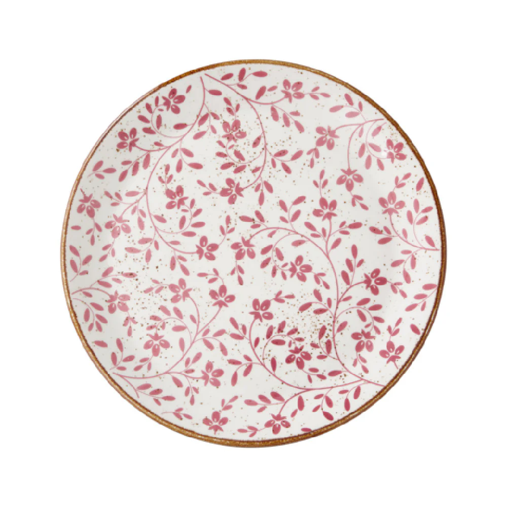 Steelite 18010544 11 Inch Round Plate Flora Pink Alumina Vitrified China