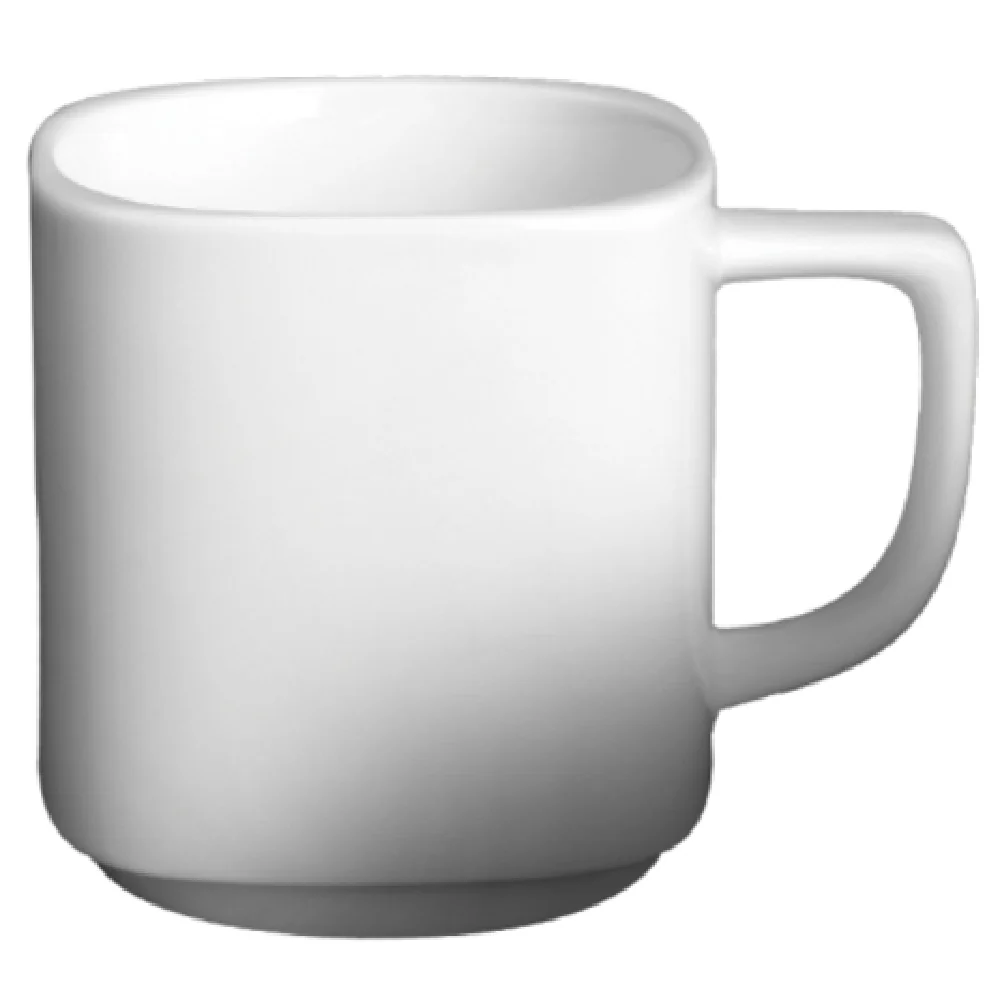 Cameo China 610-3262 4 Oz Cup White Coupe Ceramic Stackable