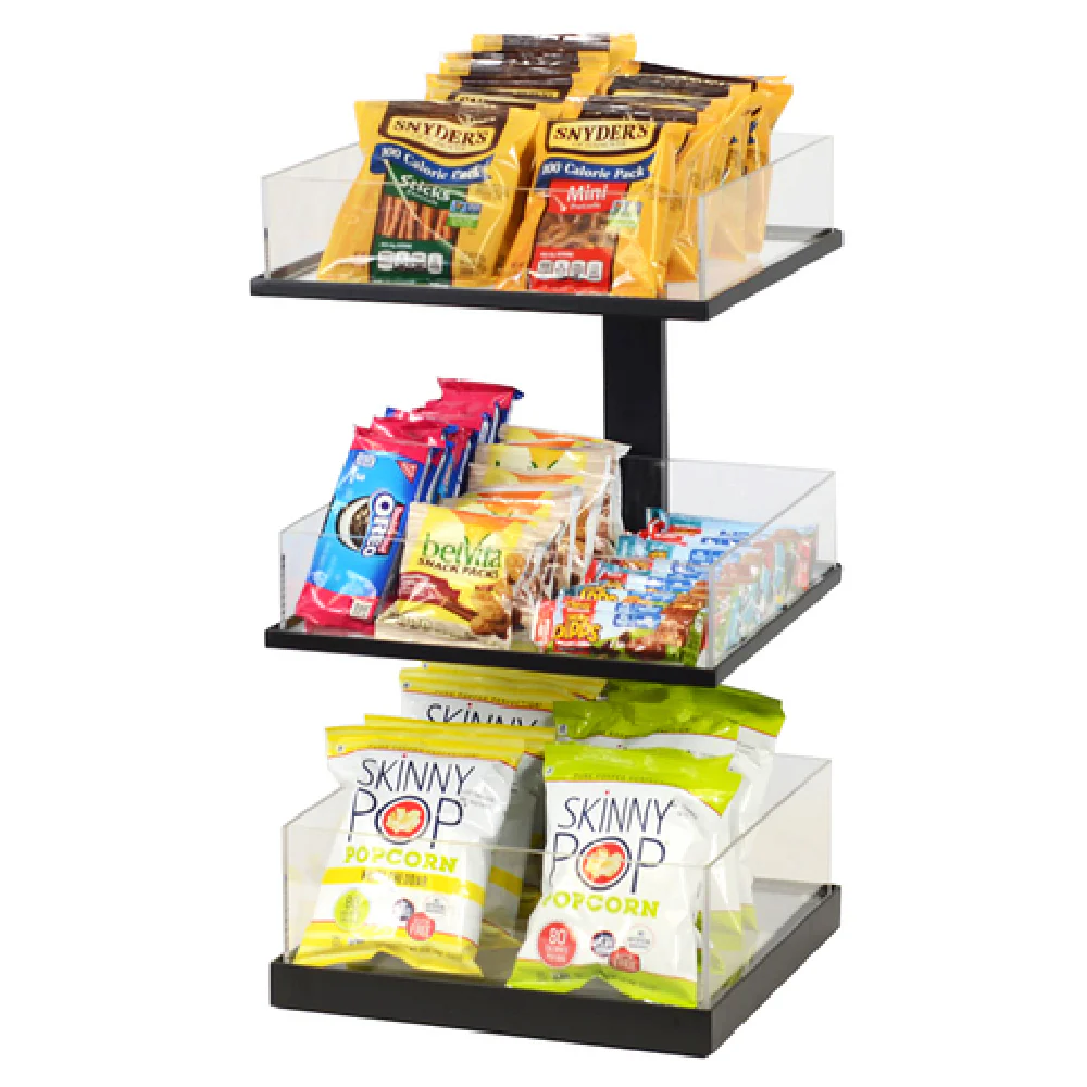 Cal Mil 22320-13 12-1/2 Inch Merchandising Stand Metal Black Fits Acrylic Boxes Cal Mil 22320-13 12-1/2 Inch Merchandising Stand Metal Black Fits Acrylic Boxes