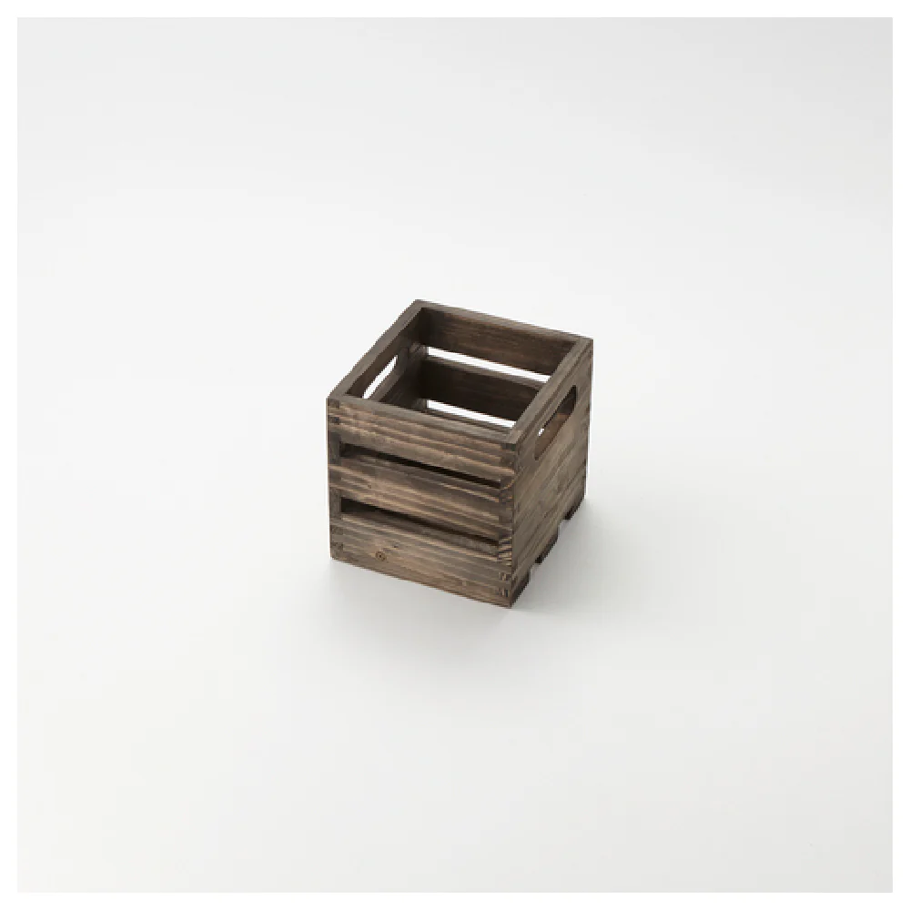 American Metalcraft WTV6 6-1/4 Inch Crate Wooden Vintage Hand Wash Only