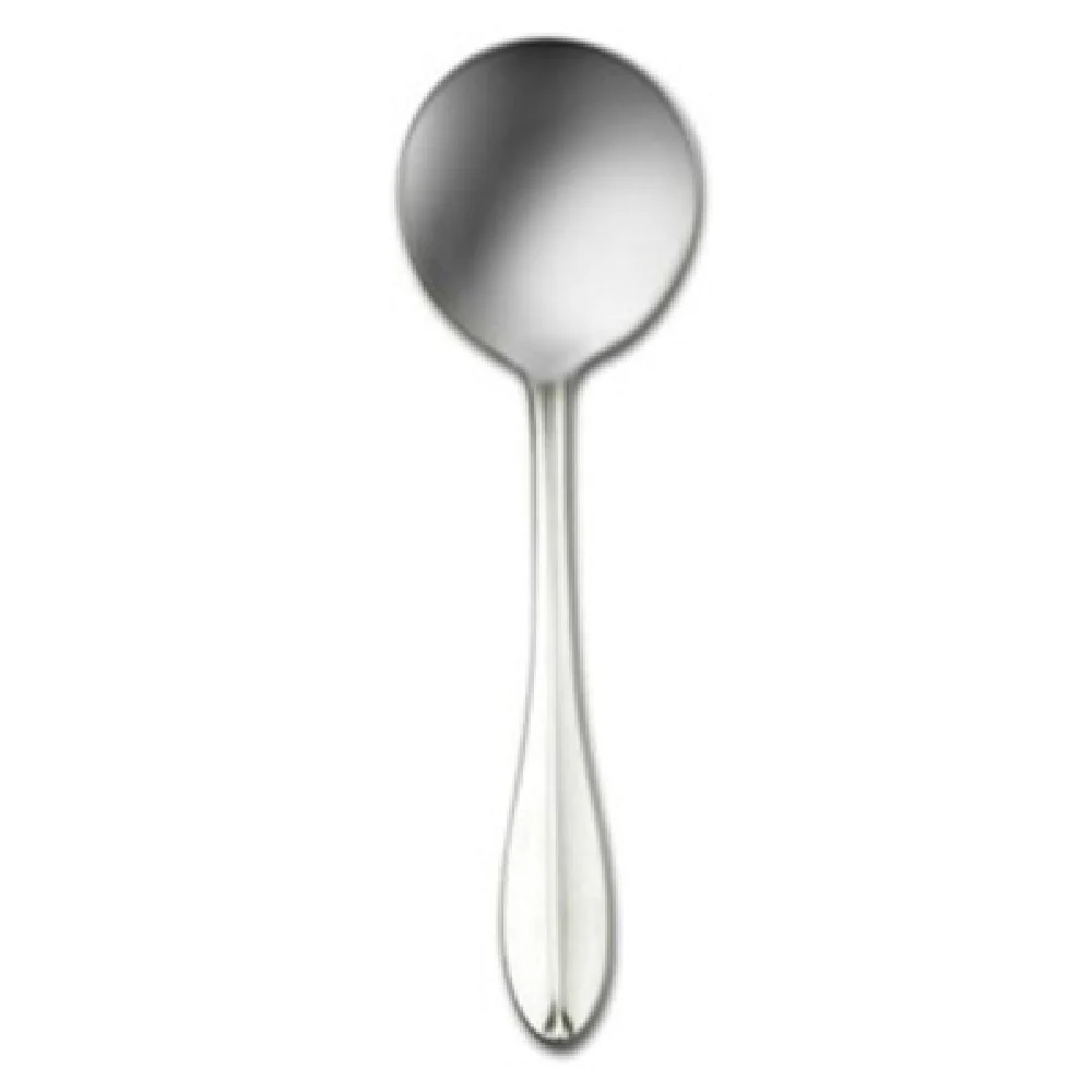 1880 Hospitality B176SBLF 6-1/4 Inch Crested Handle Bouillon Spoon Stainless Steel