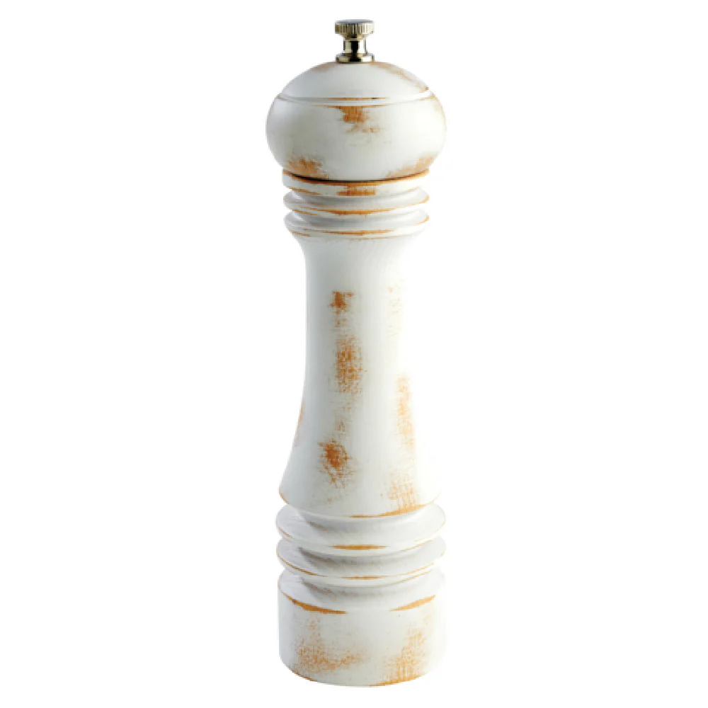 Libbey APS 40537 2-3/8 Inch Carbon Steel Pepper Mill Vintage White Libbey APS 40537 2-3/8 Inch Carbon Steel Pepper Mill Vintage White