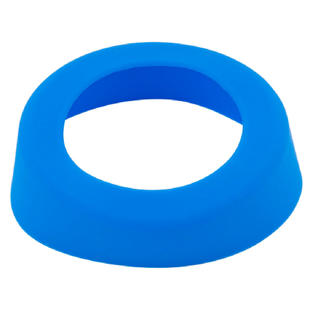 Tablecraft SB63BL 2.75 Inch Silicone Sauce Band Blue with Flexible Design
