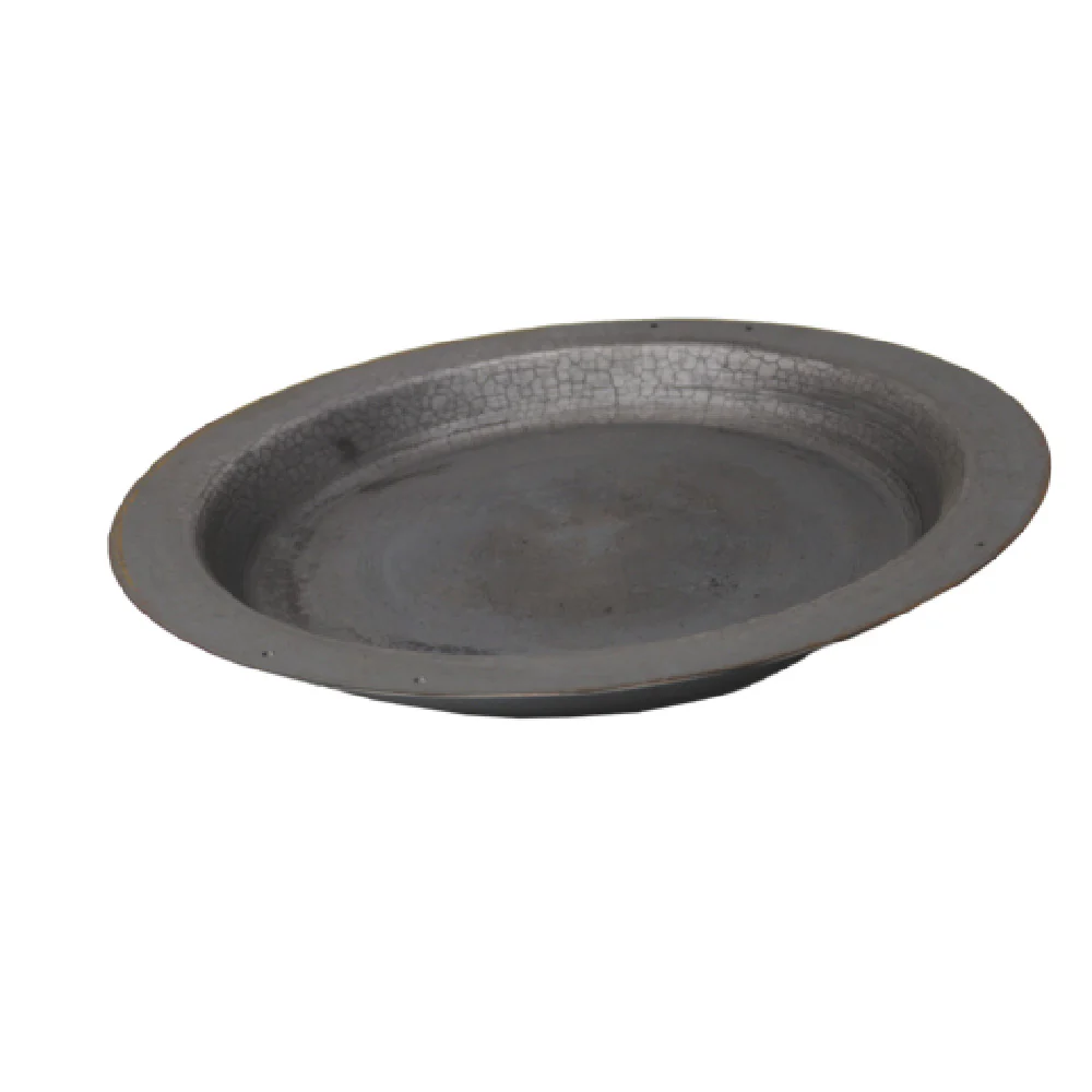 Town 34760/DZ 20.5 Inch Sheng Jian Bao Cast Iron Pan Round removable handles Dozen