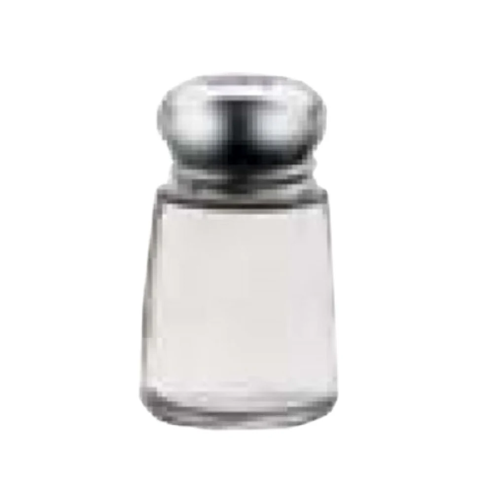Vollrath 602-12 2 Oz Glass Jar Dripcut Traditional Salt and Pepper Shaker