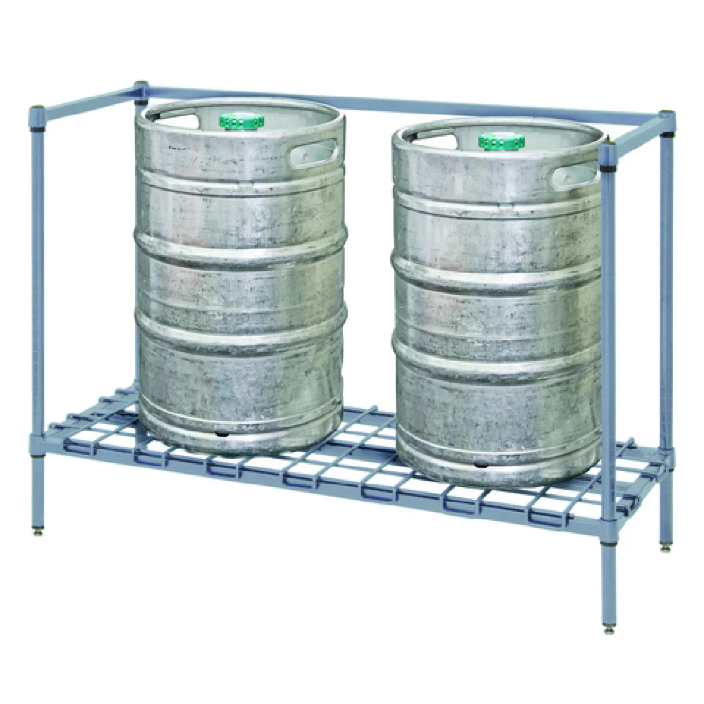 Quantum 243634DGY 36 Inch Dunnage Rack Wire with Antimicrobial Finish
