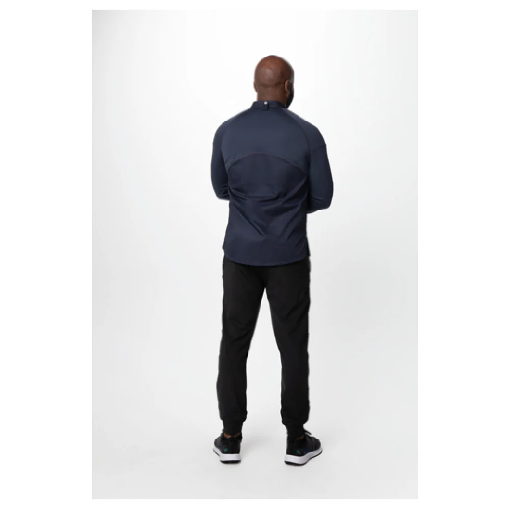 Chef Works CBS01-GRY-XL 37 Inch Tulum Chef Coat Raglan Long Sleeve Snap Front Closure Grey Chef Works CBS01-GRY-XL 37 Inch Tulum Chef Coat Raglan Long Sleeve Snap Front Closure Grey