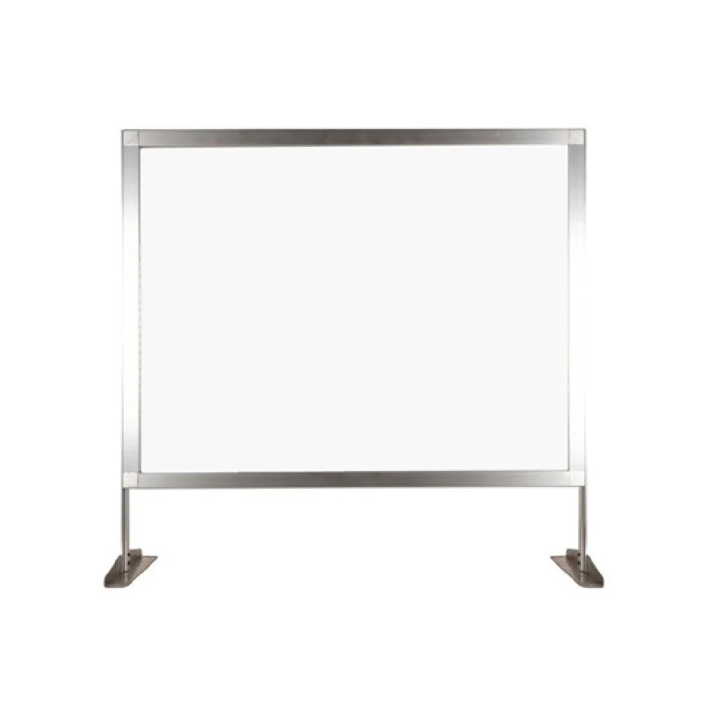 Omcan 46764 34 Inch Countertop Safety Shield Frosted Polycarbonate Omcan 46764 34 Inch Countertop Safety Shield Frosted Polycarbonate