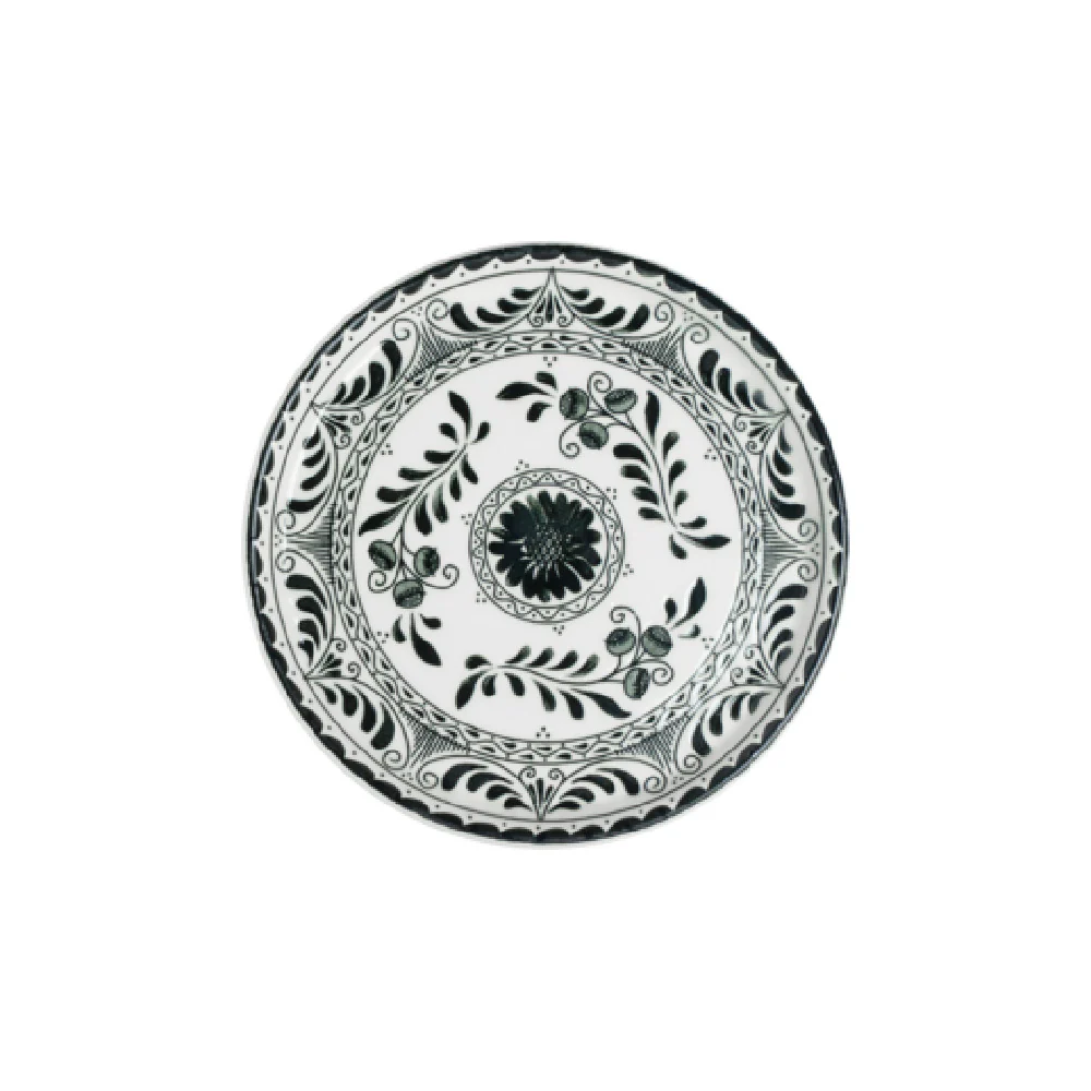 Steelite A101P804 5.75 Inch Plate Talavera Motiva Black China Steelite A101P804 5.75 Inch Plate Talavera Motiva Black China