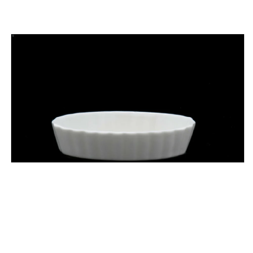 Fortessa 5100.F0000.17 5.09 Inch White Oval Creme Brulee Dish with Durable China Fortessa 5100.F0000.17 5.09 Inch White Oval Creme Brulee Dish with Durable China