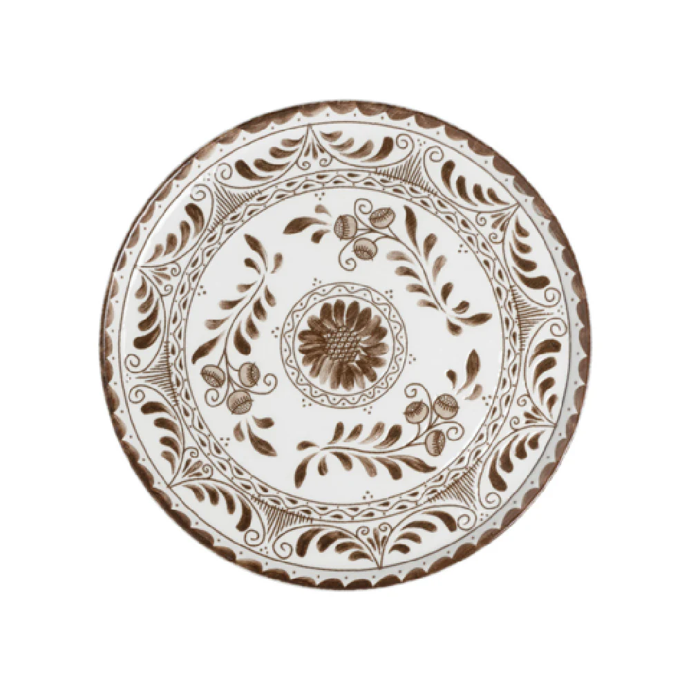 Steelite A105P801 10.75 Inch Round Plate Talavera Motiva Brown China Steelite A105P801 10.75 Inch Round Plate Talavera Motiva Brown China