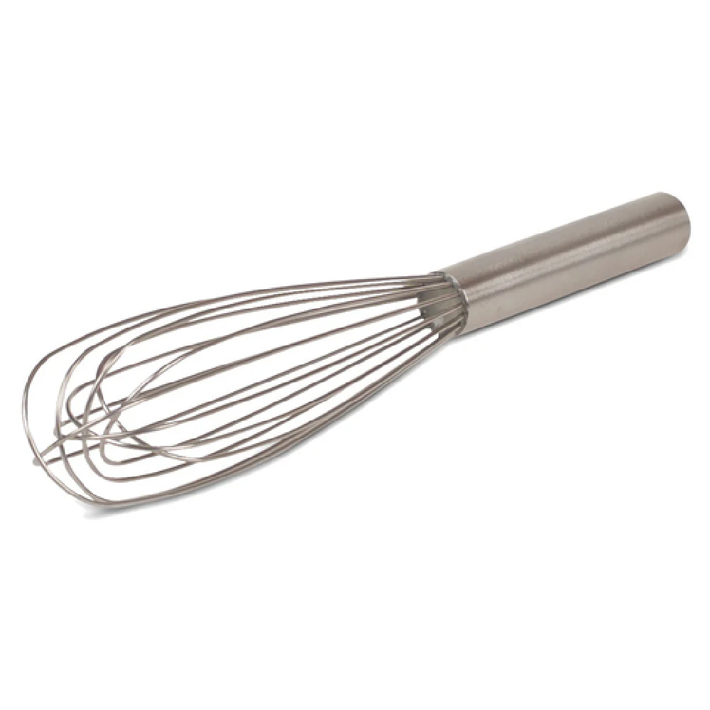 JB Prince U561 8 Inch French Whisk Shape Retaining Sealed Handle Stainless Steel
