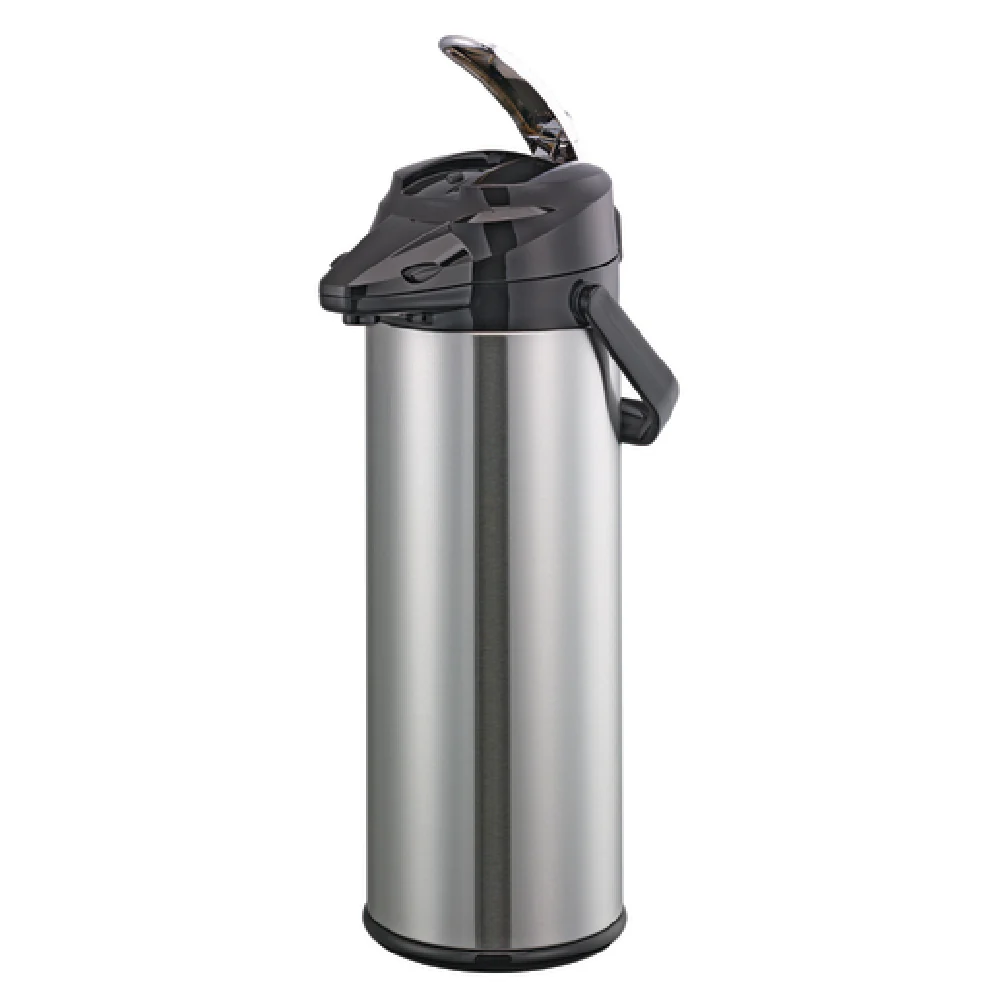 Service Ideas ENALG30S 3 Liter Glass Liner Lever Airpot Stainless Steel Brushed Finish Service Ideas ENALG30S 3 Liter Glass Liner Lever Airpot Stainless Steel Brushed Finish