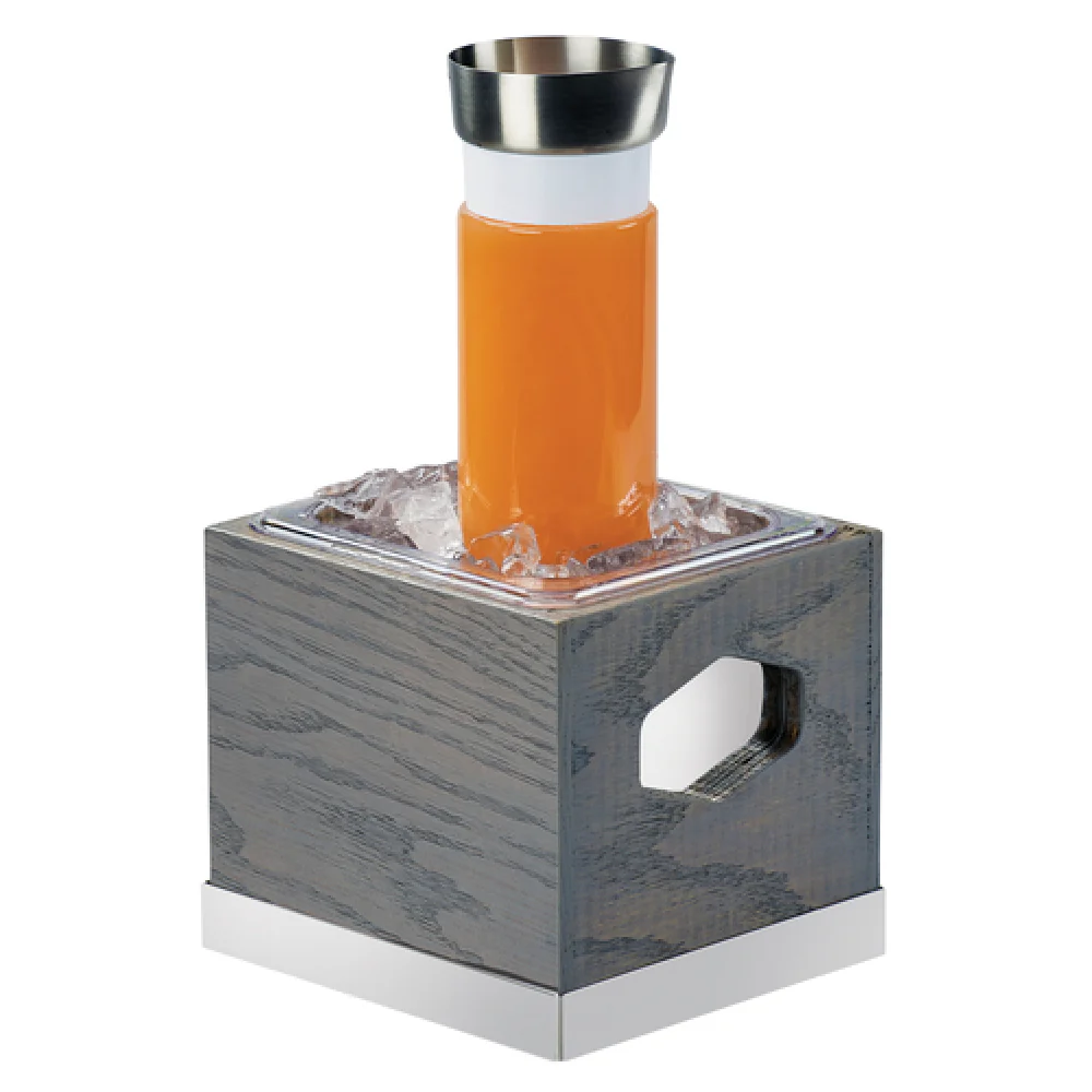 Cal Mil 3800-6-83 7-1/2 Inch Ashwood Ice Housing with Polycarbonate Insert Wood Gray Wash