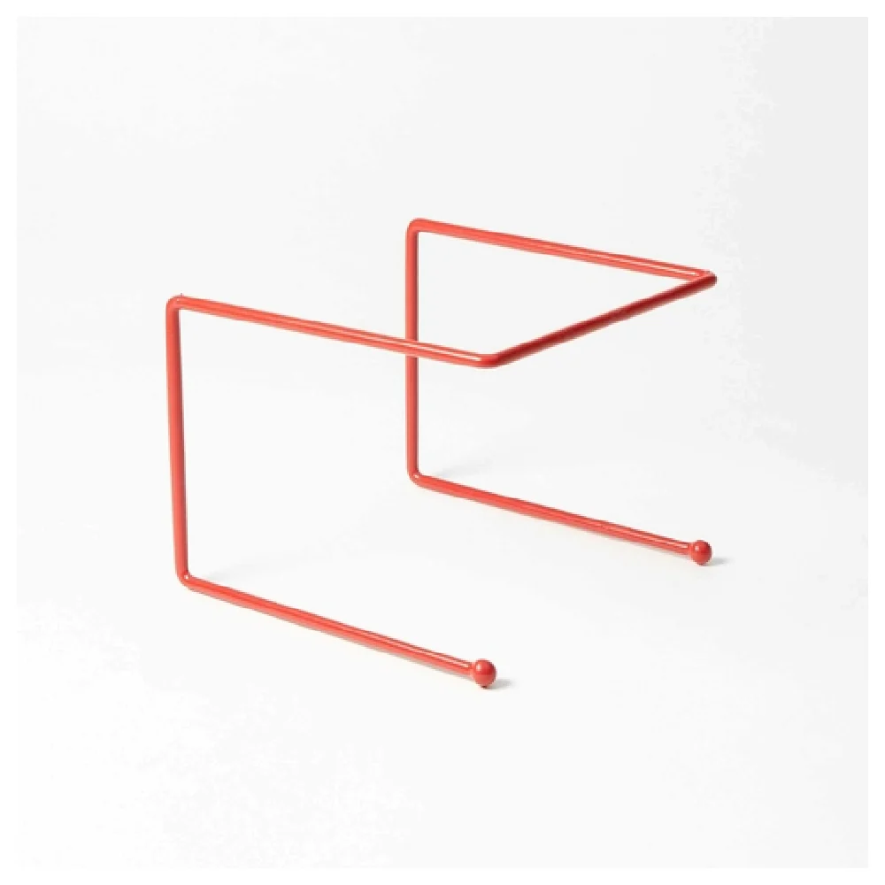 American Metalcraft RSR307 12 Inch Pizza Stand Rubber Coated Steel Red