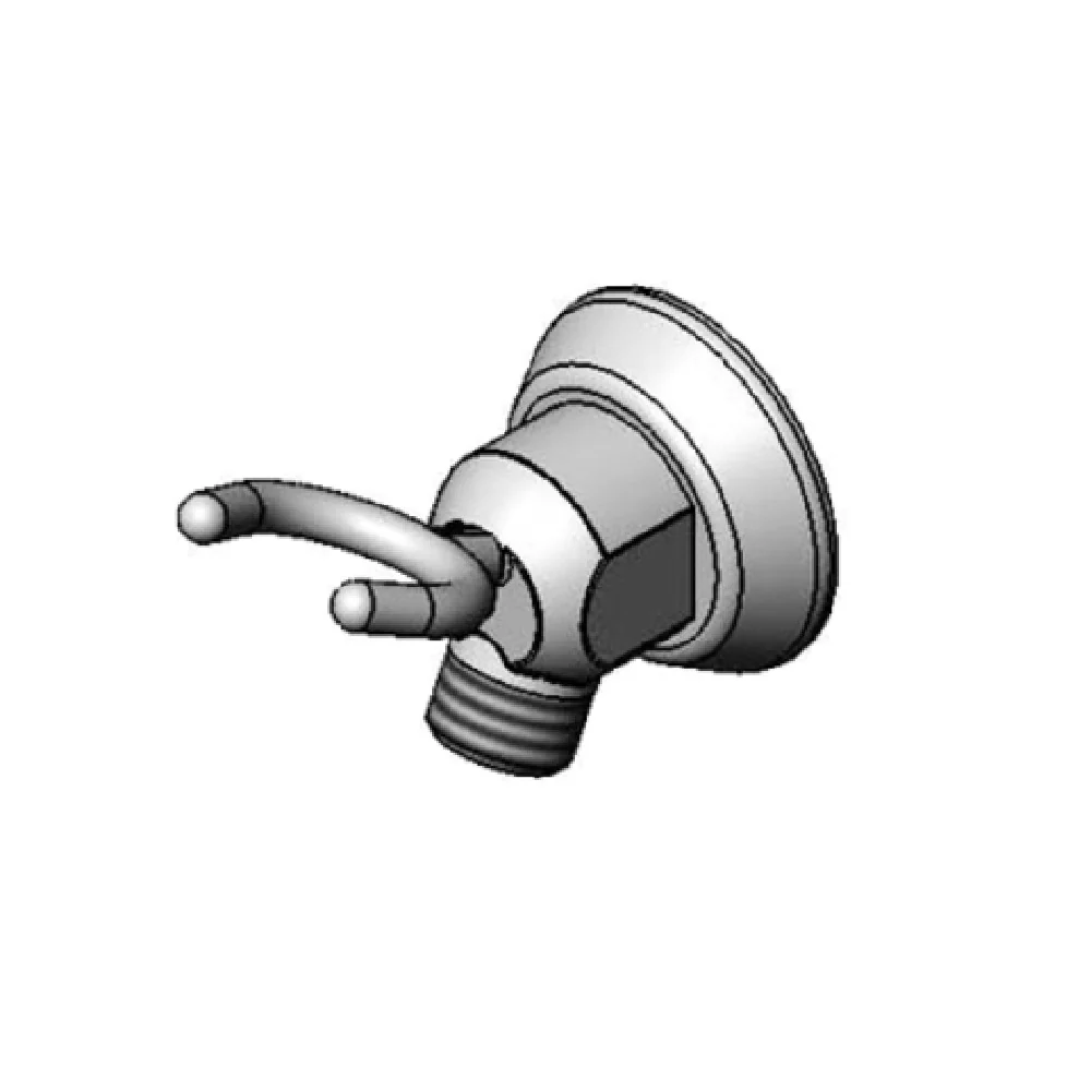 T&S Brass B-0104-A Wall Hook 3/8 Inch NPT Male Outlet and Female Inlet T&S Brass B-0104-A Wall Hook 3/8 Inch NPT Male Outlet and Female Inlet
