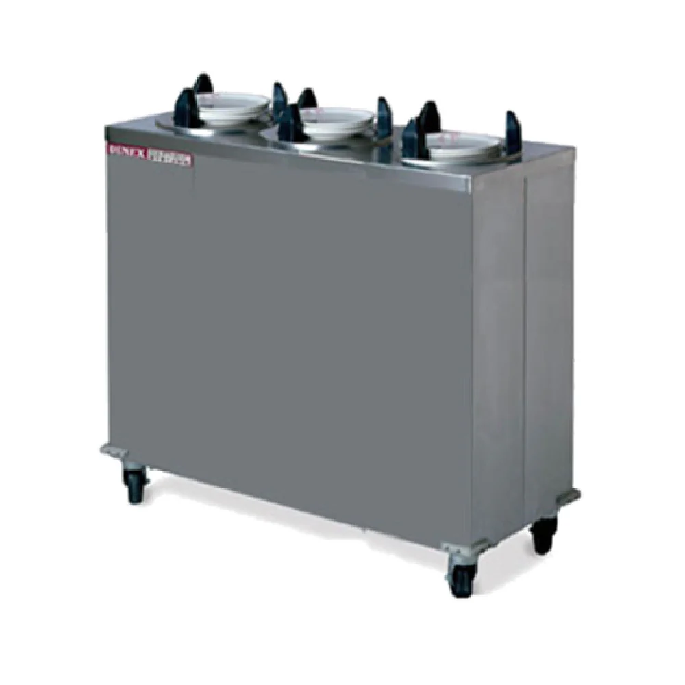 Dinex DXPIDPH3E0912 17 Inch Heated Plate Dispenser Mobile Enclosed Tubular Frame