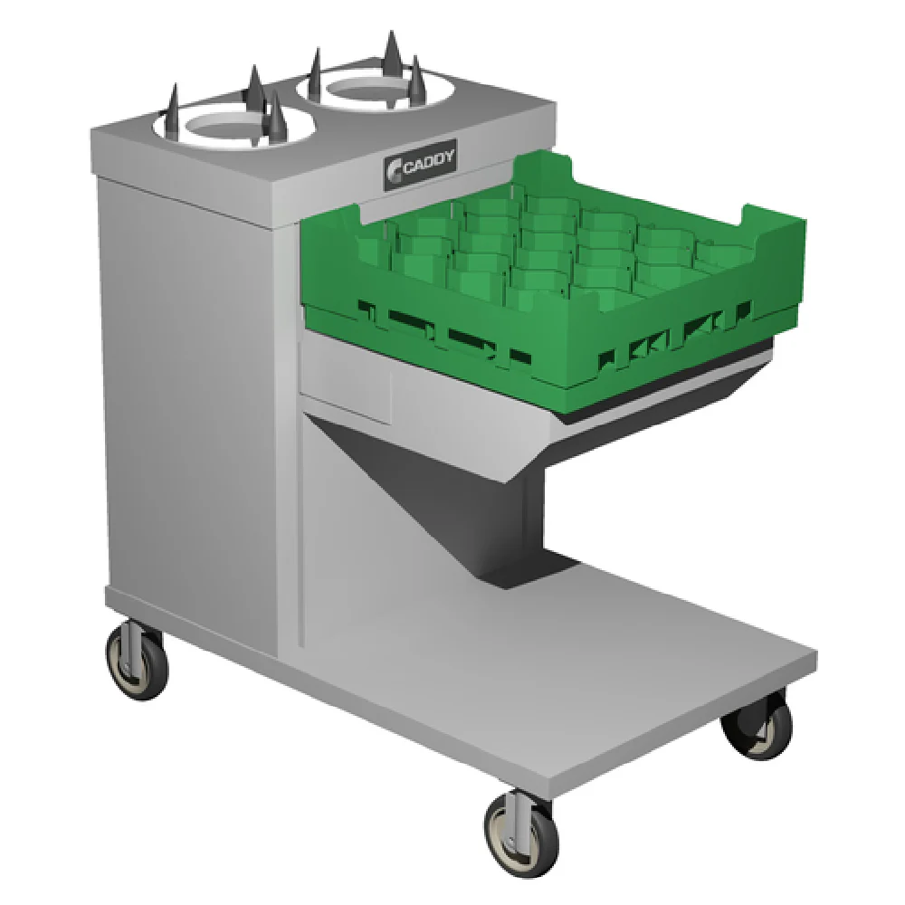 Caddy CM-2620-C-10 24 Inch Cantilever Dispenser Mobile with Adjustable Cylinder Stainless Steel