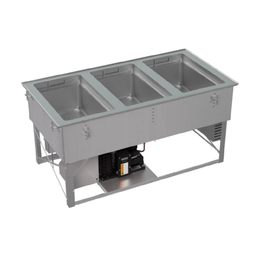 Vollrath FC-HCF-03208 50 Inch Electric Hot Cold Frozen Food Well Unit with 3 Wells Vollrath FC-HCF-03208 50 Inch Electric Hot Cold Frozen Food Well Unit with 3 Wells