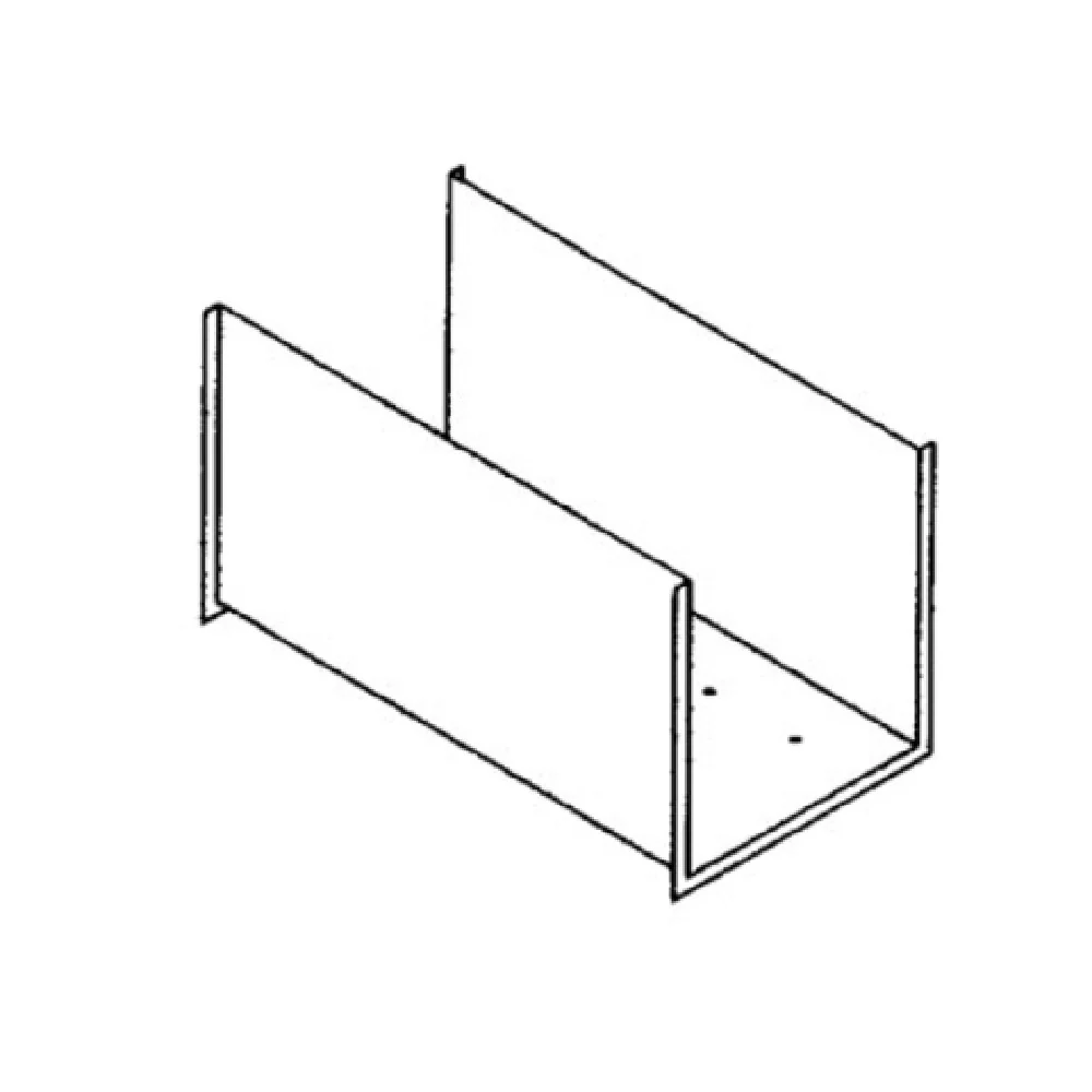 John Boos PS01 13 Inch Stainless Steel Platter Shelf with Single Design