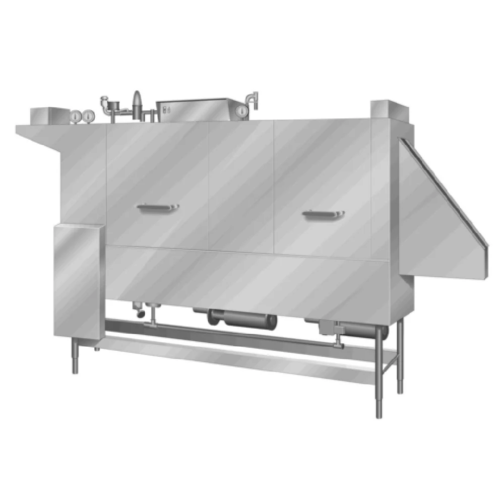 Insinger TRAC 321-2 RPW_240/60/3 107 Inch Tray Washer Double Tank with Prewash Insinger TRAC 321-2 RPW_240/60/3 107 Inch Tray Washer Double Tank with Prewash