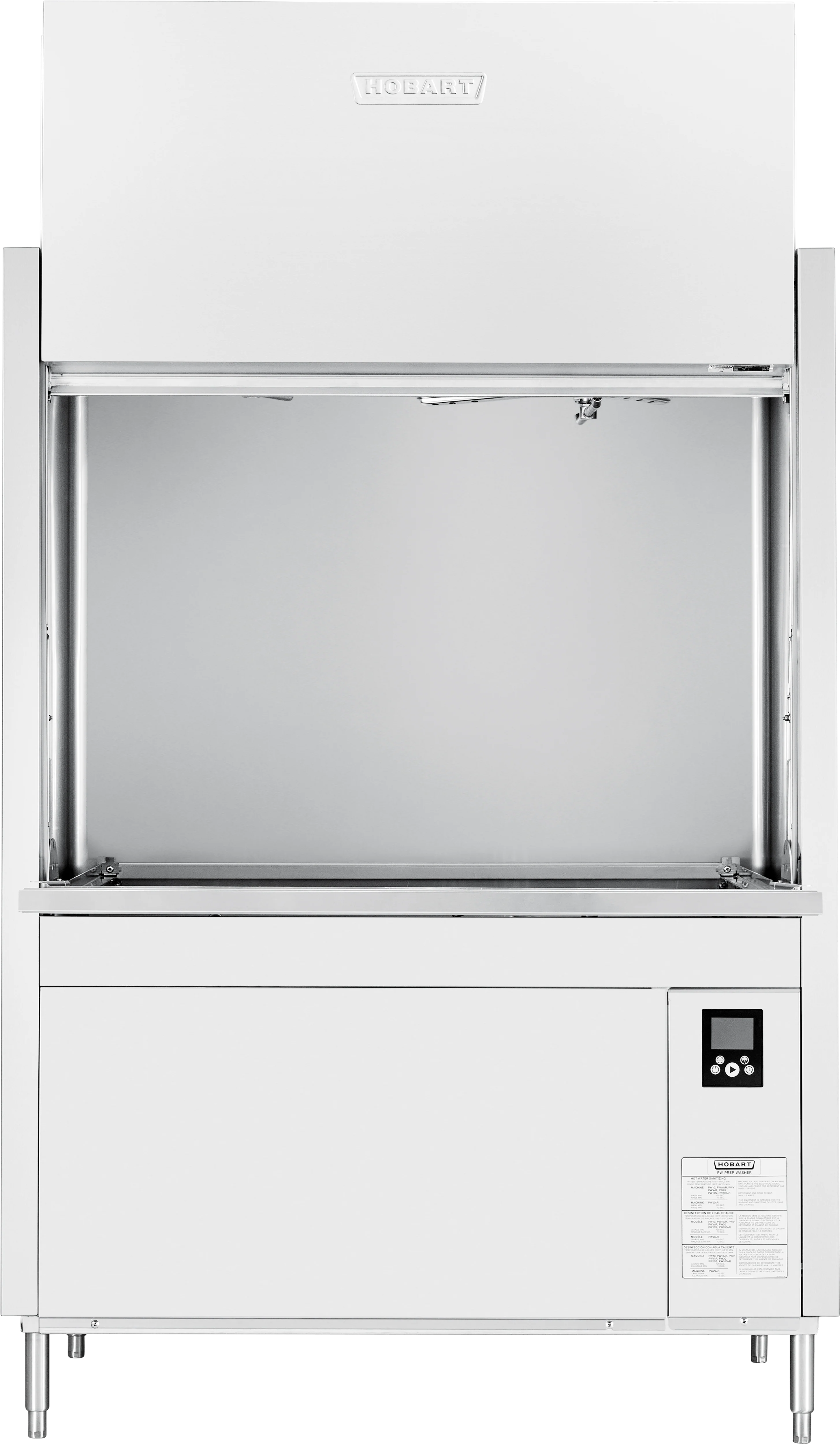 Hobart PW20N-ADV-1 58 Inch Ventless Pot Pan Utensil Washer Stainless Steel with Auto Dispensing Hobart PW20N-ADV-1 58 Inch Ventless Pot Pan Utensil Washer Stainless Steel with Auto Dispensing