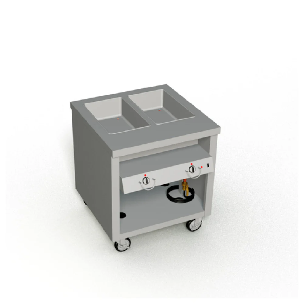 Duke TEHF-32PG_217125 32 Inch Mobile Electric Hot Food Unit with Stainless Steel Top