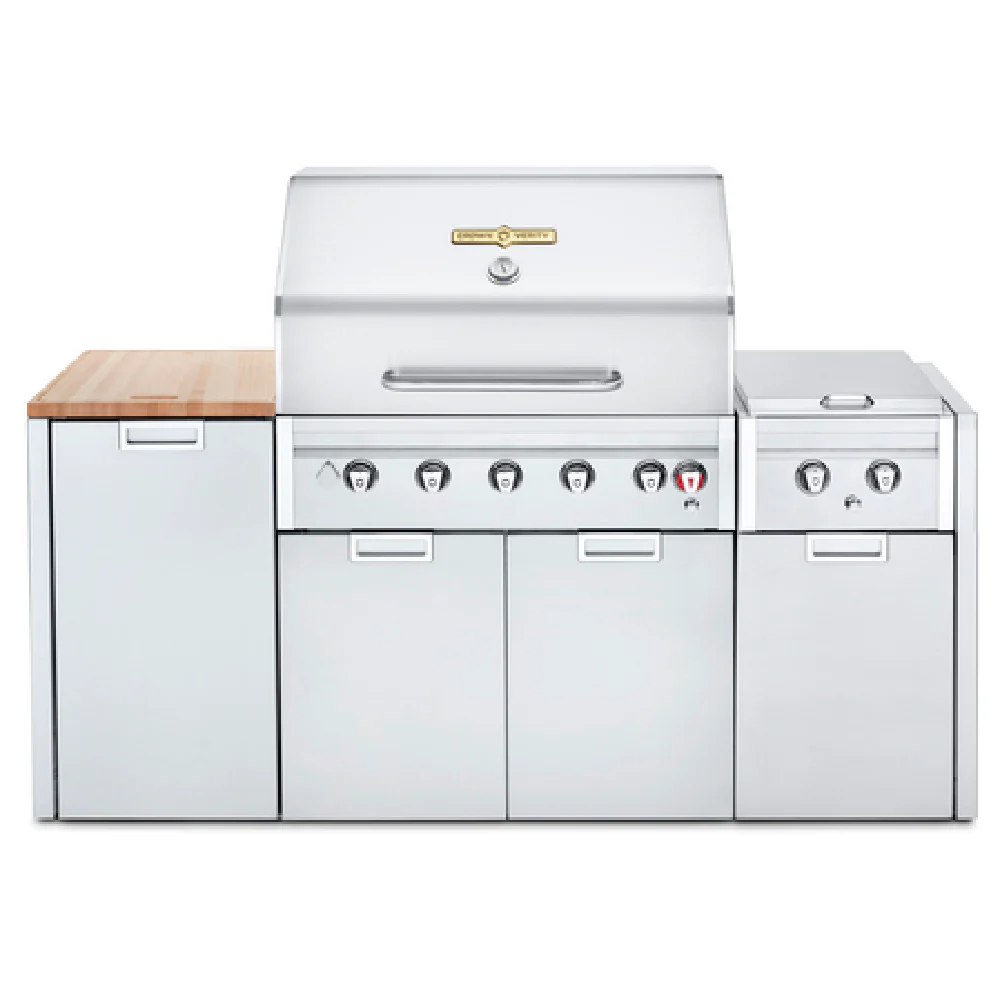 Crown Verity IE-36I 73 Inch Grill Gas Charbroiler 5 Burners 94500 BTU with Cover Crown Verity IE-36I 73 Inch Grill Gas Charbroiler 5 Burners 94500 BTU with Cover