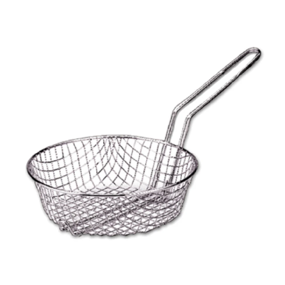 Admiral Craft CB-12C 12 Inch Culinary Basket Coarse Mesh Nickel Plated Wire