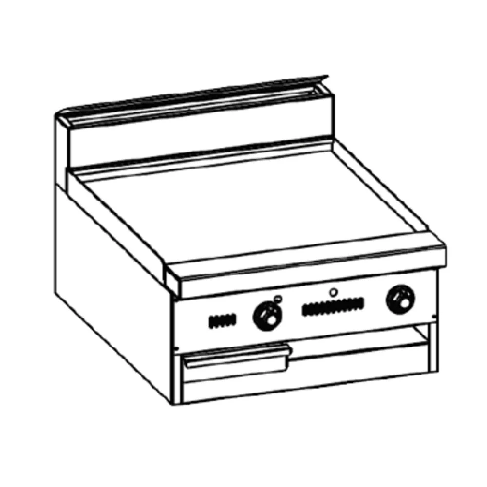 Jade Range JBR-24G-M_NAT 24 Inch Gas Restaurant Range Griddle 1 Inch 48000 BTU Jade Range JBR-24G-M_NAT 24 Inch Gas Restaurant Range Griddle 1 Inch 48000 BTU