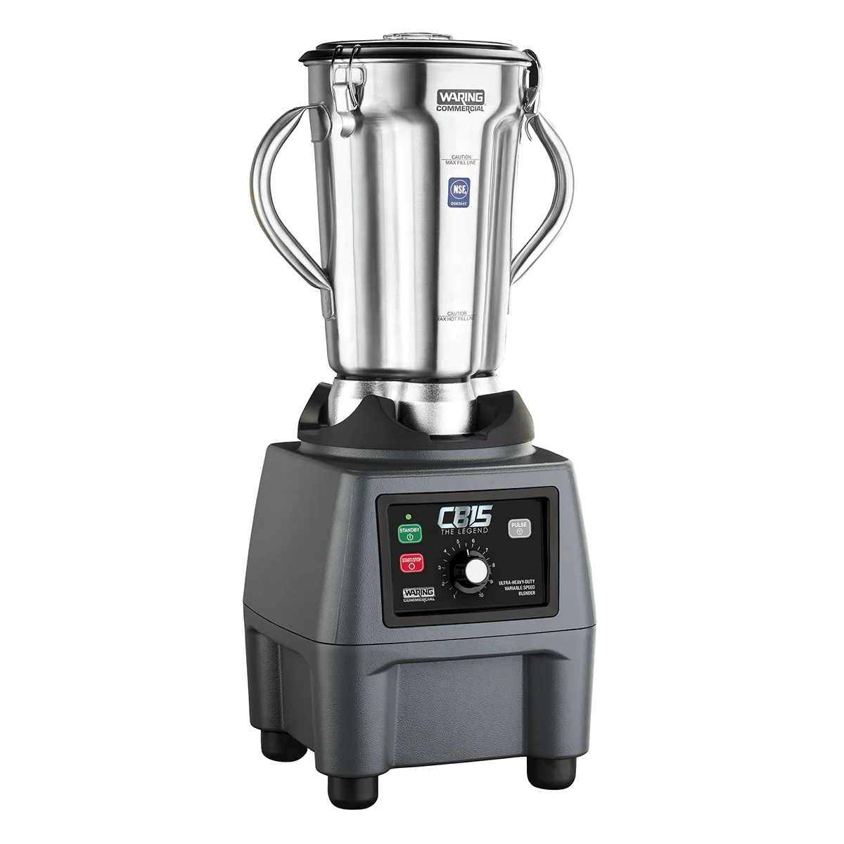 Waring CB15VAL 15 Inch Electric Commercial Blender 4 Liter Stainless Steel with Variable Speed Waring CB15VAL 15 Inch Electric Commercial Blender 4 Liter Stainless Steel with Variable Speed