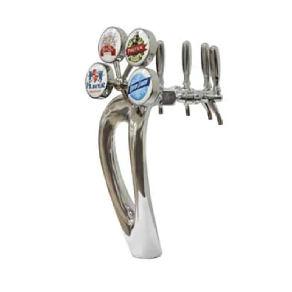 Micro Matic 9504-C-M 10 Inch Draft Beer Tower Glycol Cooled Countertop Chrome Finish Micro Matic 9504-C-M 10 Inch Draft Beer Tower Glycol Cooled Countertop Chrome Finish
