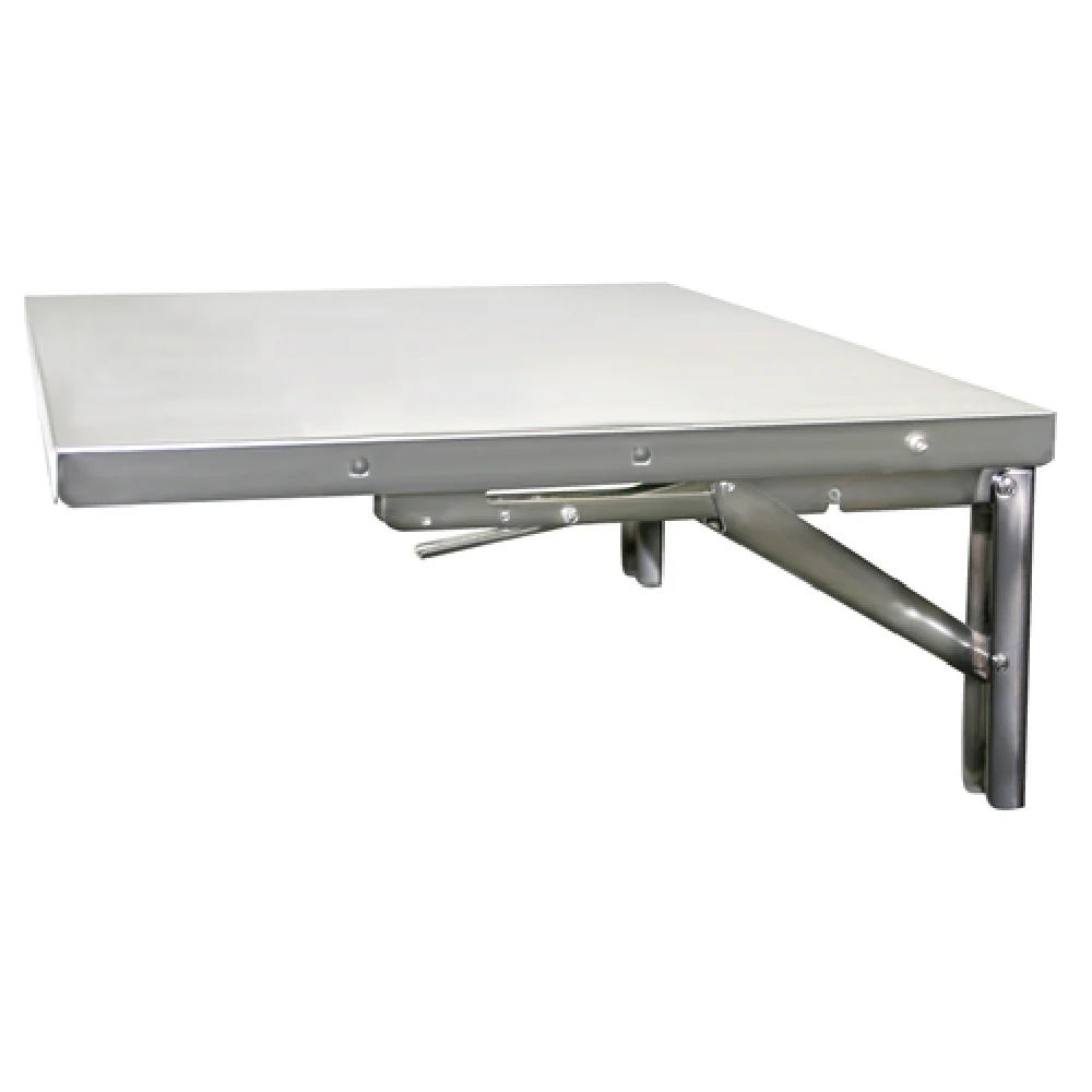 Cadco FUS-1L 22 Inch Left Flip-Up Outer Shelf Stainless Steel for Food Carts Cadco FUS-1L 22 Inch Left Flip-Up Outer Shelf Stainless Steel for Food Carts