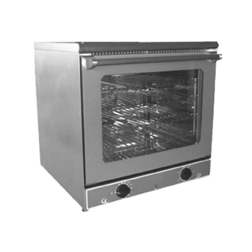 Equipex FC-60/1 24 Inch Electric Convection Oven Stainless Steel with 4 1/2 Size Sheet Pan Capacity