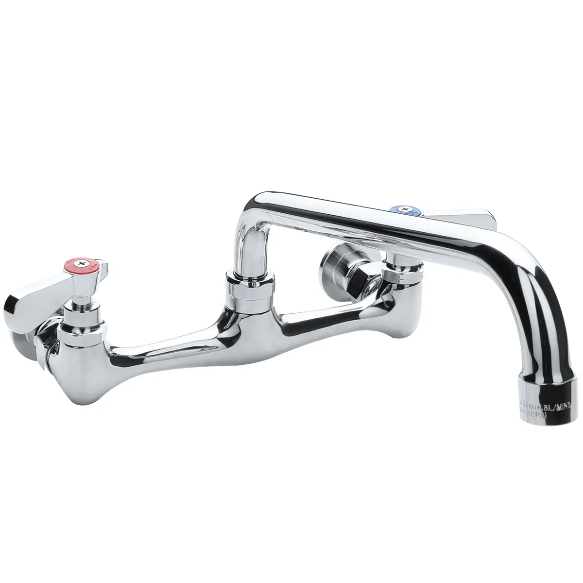 Empura EFW8120SS 12 Inch Wall Mount Faucet Stainless Steel Swing Spout