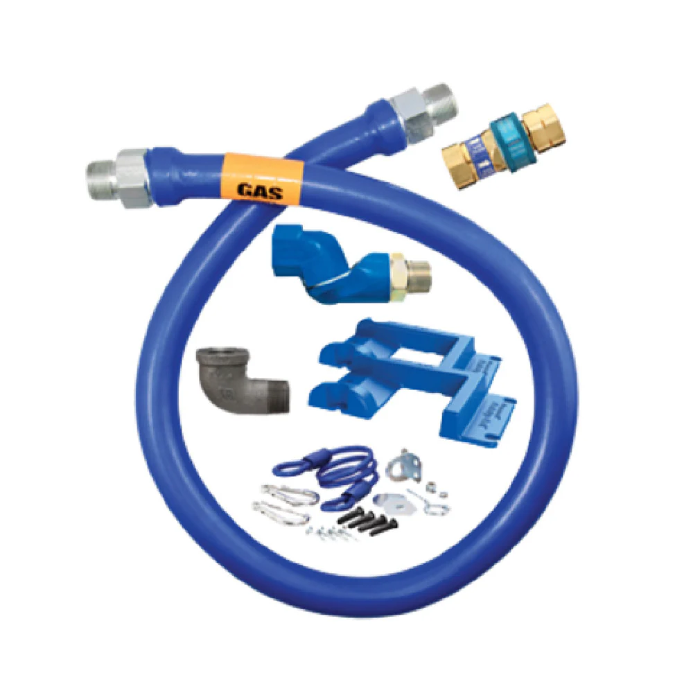 Dormont 1650BPQSR48PS 1/2 Inch Gas Connector Hose Assembly with SnapFast and Swivel MAX